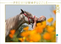 Calvendo Puzzle Horses And Humans In Harmony | 1000 Pieces, Finished Size 25.2 ×