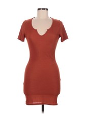 PrettyLittleThing Women Brown Casual Dress 6