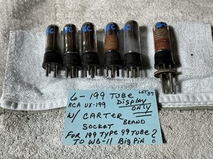 WD-11 RARE TUBE SOCKET ADAPTER UX-4 PIN TO UV-4 & 6 UX-199 FOR DISPLAY Only Open