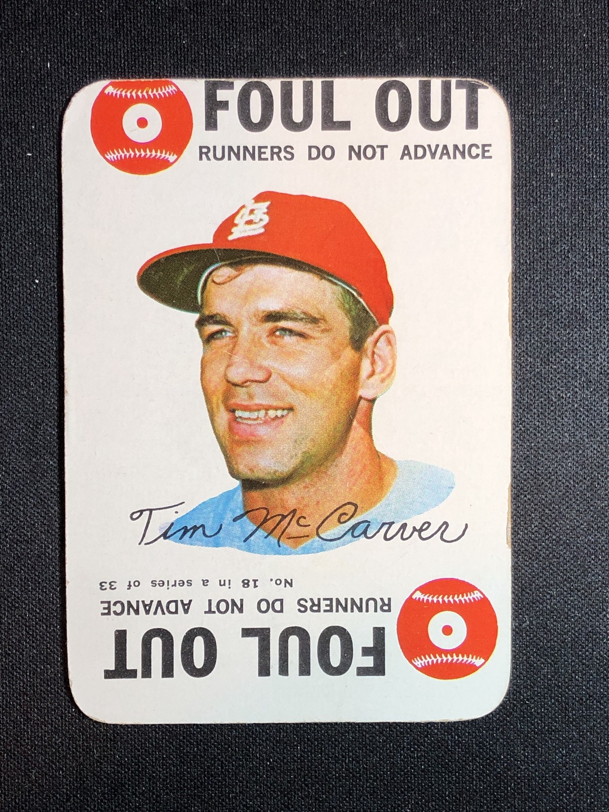 1968 Topps #18 Tim McCarver Game