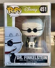 DR. FINKELSTEIN 451 Funko Pop Disney NIGHTMARE BEFORE CHRISTMAS Vaulted w/CASE