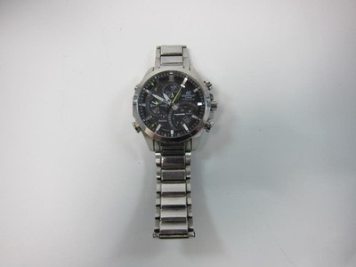 CASIO EDIFICE EQB-500D-1AJF Bluetooth Solar Chronograph Men Watch Used