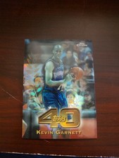 1997-98 Topps Chrome - Topps 40 Kevin Garnett #T40-11 Refractor