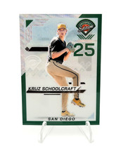 2025 Panini Prospects Edition - Kruz Schoolcraft - Green /75 - San Diego