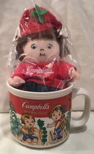 Campbells Kids Soup Mug 1993 With Doll Still Sealed 2000