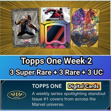 Topps Marvel Collect Topps One Week 2 SR+R+UC 9 Cards