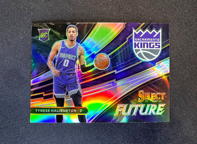 2020-21 Select Tyrese Halliburton RC Rookie Future Silver Prizm #19 Pacers SP