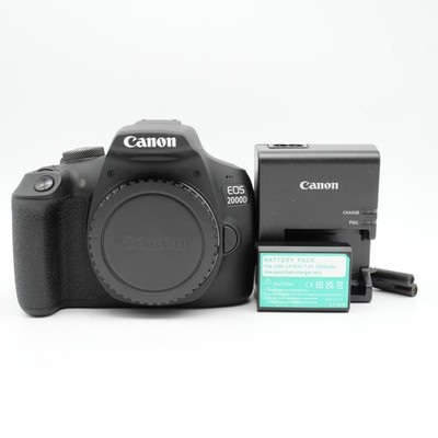 EXC+ Canon EOS 2000D DSLR Camera - Black (Body Only) #420