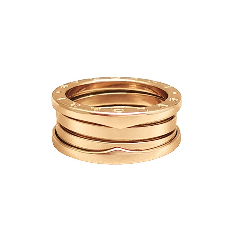 Bvlgari B.zero1 ring three-band 18k rose gold, 61 (105538)