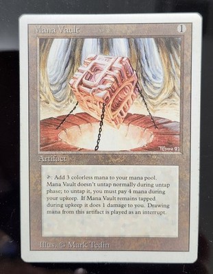 MTG Mana Vault Revised 3rd Edition, Played Condition