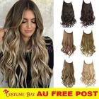 Halo Hair Extensions Natural Looking Long Wavy Invisible Wire Multiple Colours