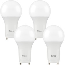 Sunco GU24 LED Bulb A19, 2 Prong Light Bulbs, 800 LM, 9W 60W Equivalent , 50...