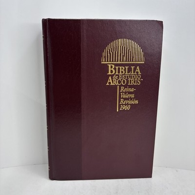 Biblia de Estudio Arco Iris Reina : Valera Revision 1960 HC- Good