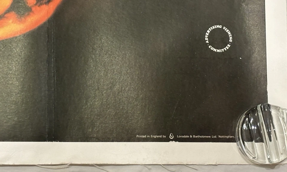 HALLOWEEN II (1982) Original Linenbacked British Quad Movie Poster RARE 30"x40" - Image 4 of 4