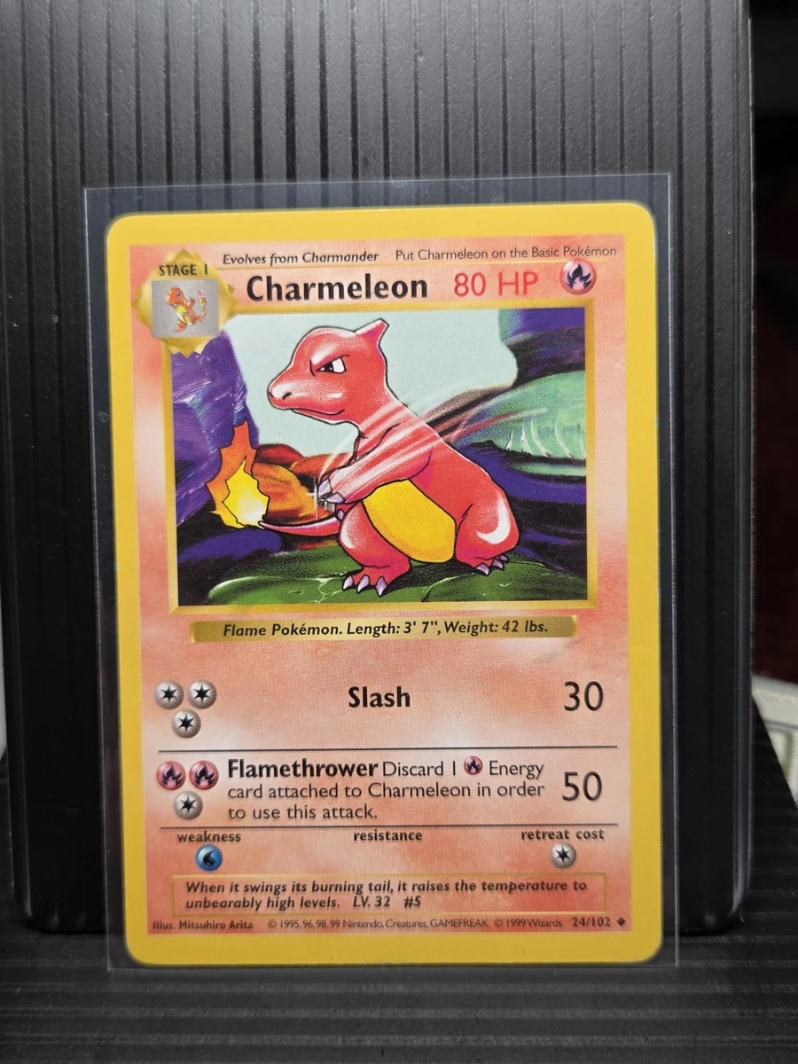 Charmeleon Pokémon TCG Shadowless Individual Collectible Card Game