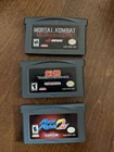 Lot Of 3 GBA Games Final Fight Mortal Kombat Deadly Alliance Tekken (TESTED)