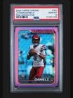 2024 Topps Chrome Jayden Daniels RC Pink Refractor Rookie #201 Commanders PSA 10