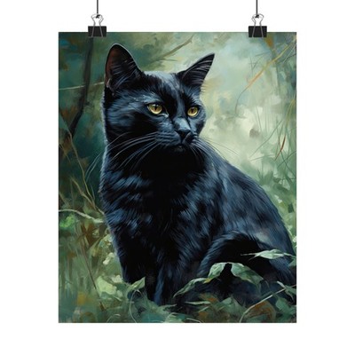 Bombay Cat Art Print, Cat Wall Art, Cat Artwork, Animal Painting, Animal Décor
