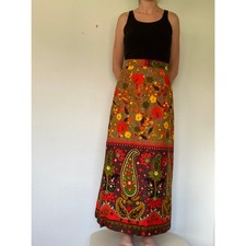 1960's Paisley Maxi Skirt