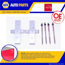 Brake Pad Fitting Kit fits ALFA ROMEO 159 939 2.0D Front 09 to 11 Apec Quality