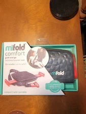 MIFOLD Grab & Go Portable Compact Car Booster Child Seat Traveling 40-100lbs