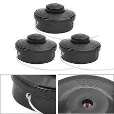 3 Pack Universal Petrol Trimmer Head Replacement Strimmer Bump Feed Line Spool.