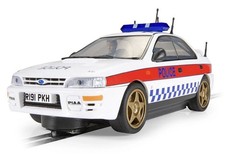 Scalextric C4429 Subaru Impreza WRX Police Edition Światła prawdziwe 4x4 DPR w pudełku Nowe