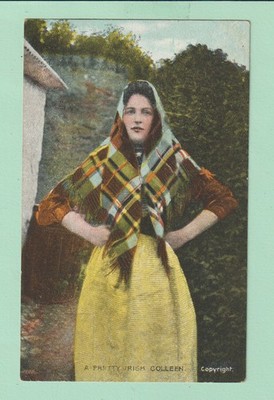 Postkarte Irische Sozialgeschichte - A Pretty Irish Colleen - Unp - Reis & Co Dublin