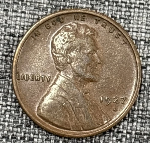 1927 D Lincoln Cent AU