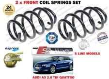 PER AUDI A3 2.0 TDI QUATTRO 16V S LINE MODELLO 2003->NUOVO SET MOLLE BOBINA ANTERIORE
