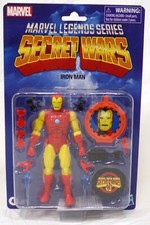 Hasbro Marvel Legends Secret Wars Retro Card Iron Man 6  Figure New Sealed