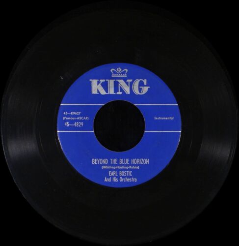 Earl Bostic And His Orchestra For All We Know Vinyl 45 RPM King Records Blues - Picture 3 of 4