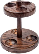 Dr. Watson - Pipe Stand for 3 Smoking Pipes - Handmade Wooden Rack Holder