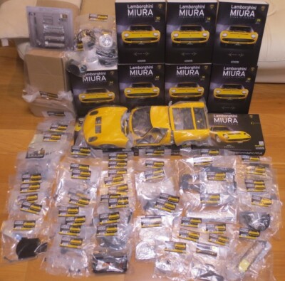 Hachette Lamborghini Making Miura 1/8 1-100 conp Without Box Unopened