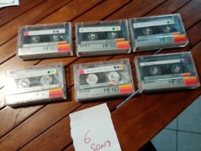 Lot De 2 Cassettes Audio Sony Vierges - 60 Minutes - Occasion