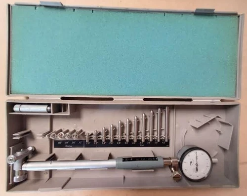 No. 134 Mitutoyo dial bore gauge 511-106,  2-4"  .0001 res, with case