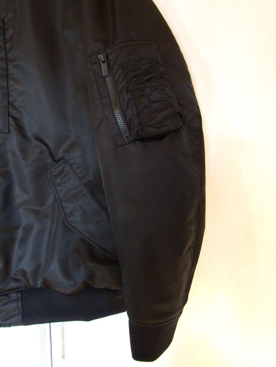 Very Rare Uniqlo +J Jil Sander Black Nylon MA-1 Jacket 4XL Very Rare Uniqlo +J Jil Sander Black Nylon MA-1 Jacket 4XL