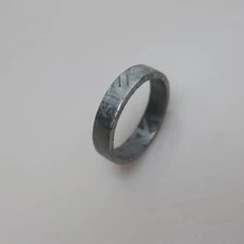 Natural Muonionalusta ring,space rock Jewelry,size can be customized,size(6)