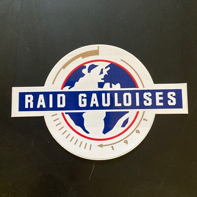 Vintage Raid Gauloises 1991 Advertising Sticker