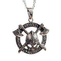 Axt RüStung AnhäNger Halskette Nordisch Wikinger Rune 925 Sterling Silber Sch...