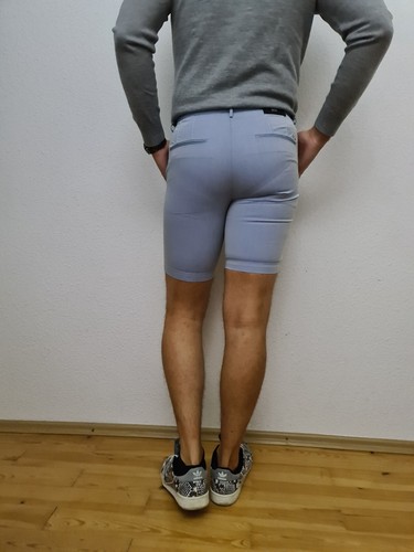Pantalón corto Hugo Boss Rice Short 3-W bermudas azul talla 48 NUEVO con etiqueta - Imagen 4 de 9