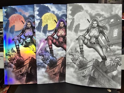 Remember LADY DEADPOOL VARIANT SET (3) Comic Collective Excl. TOP SHELF '24 (384