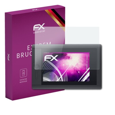 atFoliX Glasfolie für Wacom INTUOS pro (large) Displayfolie 9H Schutzpanzer
