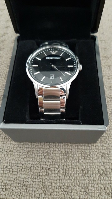 Emporio Armani Men's AR2457 Dress Silver Watch for sale online | eBay
