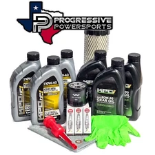 '15-'23 Kawasaki Mule PRO-FXT FXR FX KAF820 Full Service Oil Change Kit w/plugs