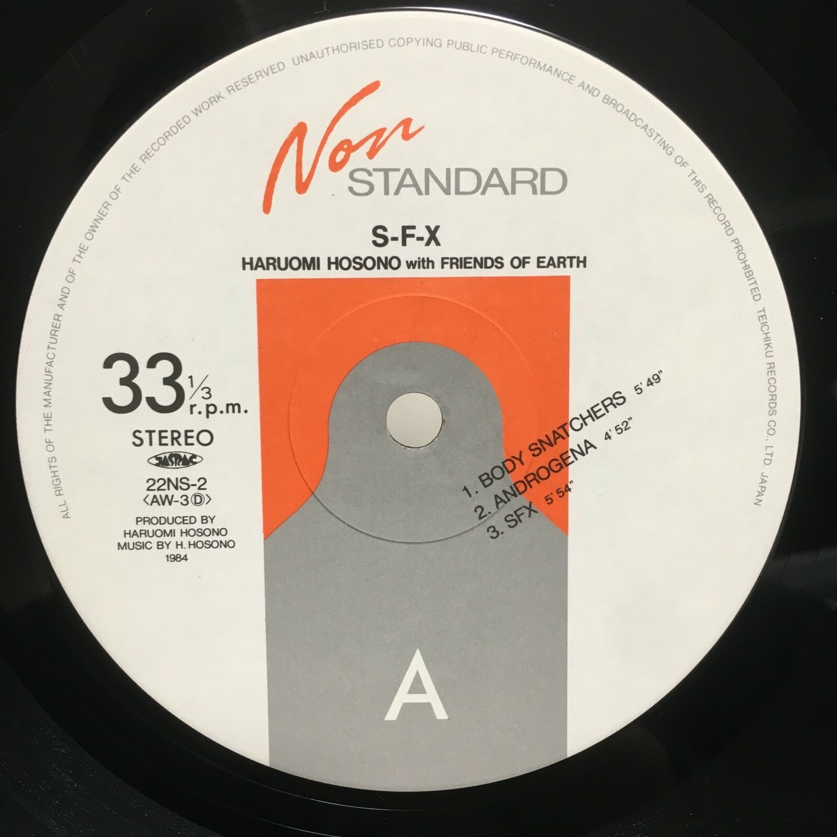 HARUOMI HOSONO / S-F-X JAPAN ISSUE LP W/INSERT | eBay