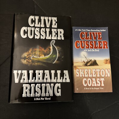 TWO Thrillers from Clive Cussler: Valhalla Rising & Skeleton Coast, Low Price! 