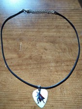 Superman pendant on 19 inch Black Cord necklace 273464