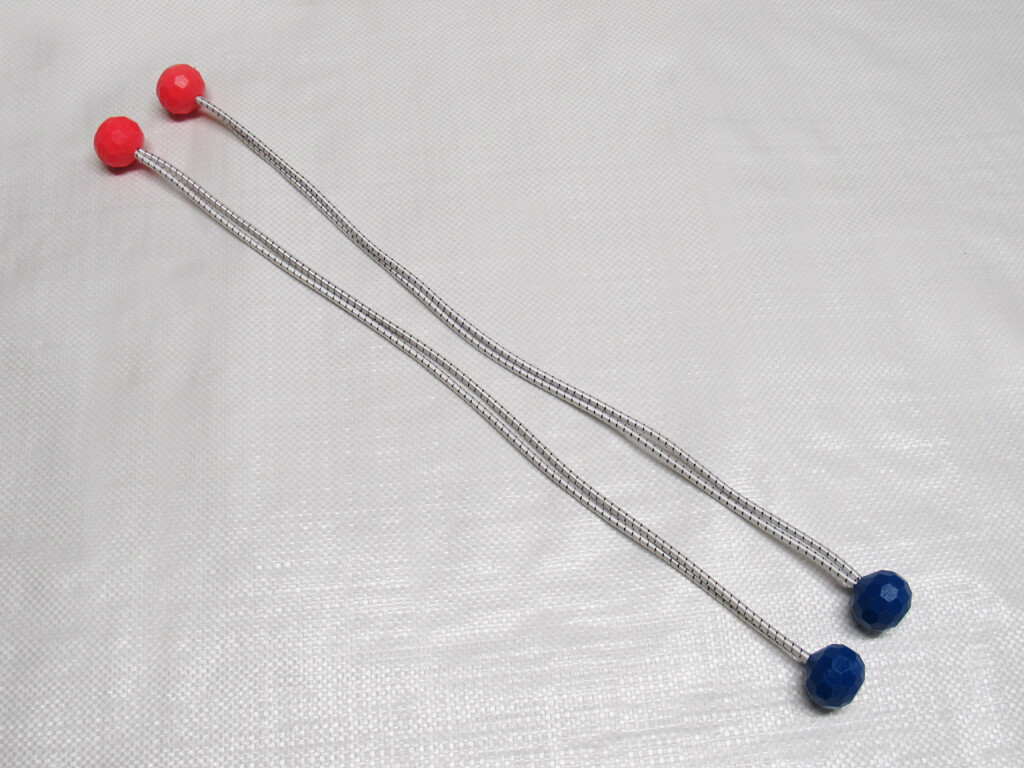 Bungee Sail Ties With Balls x2 (4MM X 300MM Sail Fastners Secure Hold Marine)