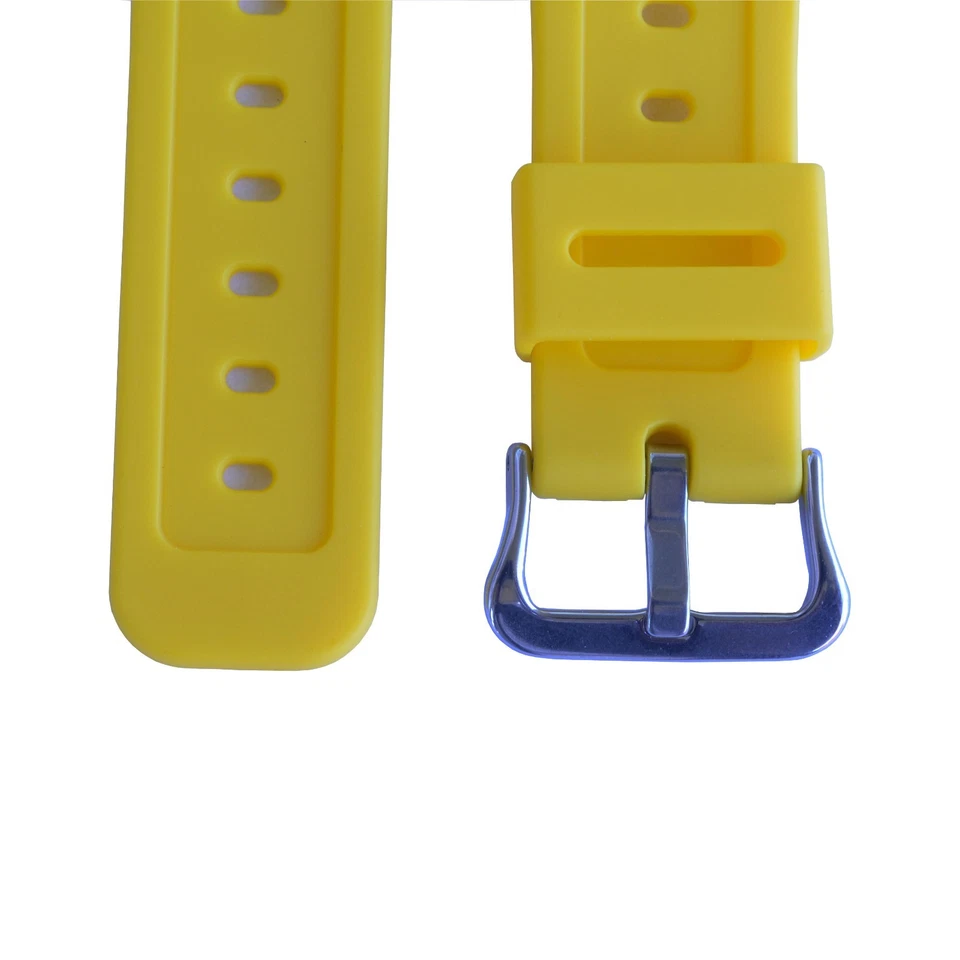 Correa de reloj CASIO G-SHOCK DW-5600P-9 goma amarilla original Foto 4 de 4